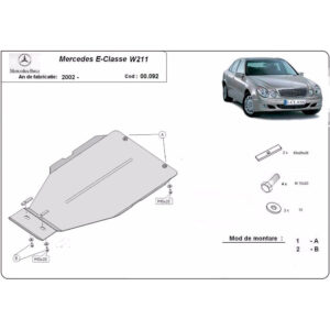 Steel Automatic Gearbox Skid Plate Mercedes E-Class W211 2002-2008