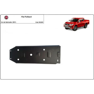Steel Fuel Tank Skid Plate Fiat Fullback 2015-2024