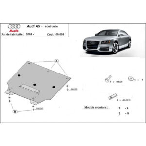 Steel Gearbox Skid Plate Audi A5 2008-2016