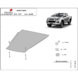 Steel Gearbox Skid Plate Isuzu D-Max 2020-2023