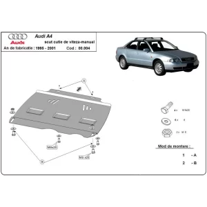 Steel Manual Gearbox Skid Plate Audi A4 B5 1995-2000