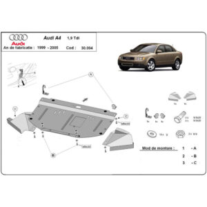 Steel Skid Plate Audi A4 B6 1.9 TDI 1999-2005