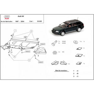Steel Skid Plate Audi A6 1997-2004