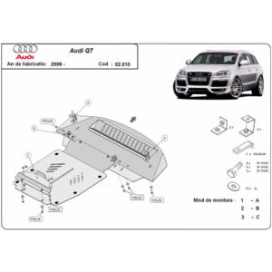 Steel Skid Plate Audi Q7 2006-2015