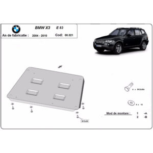 Steel Skid Plate BMW X3 2003-2010