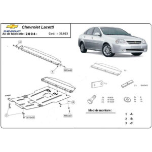 Steel Skid Plate Chevrolet Lacetti 2004-2009