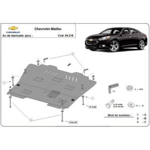 Steel Skid Plate Chevrolet Malibu 2013-2015