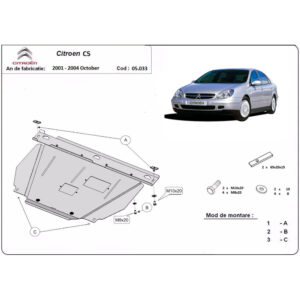 Steel Skid Plate Citroen C5 2001-2004