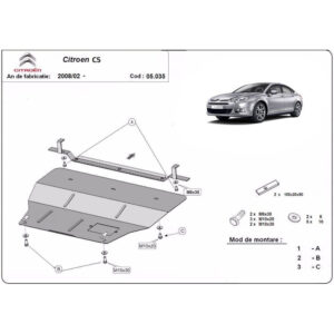 Steel Skid Plate Citroen C5 2008-2017