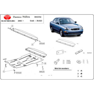 Steel Skid Plate Daewoo Nubira 2003-2009