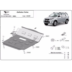 Steel Skid Plate Daihatsu Terios 2006-2018