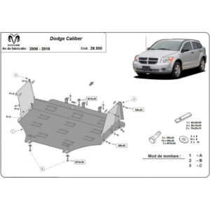 Steel Skid Plate Dodge Caliber 2006-2016