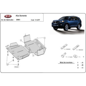 Steel Skid Plate, Engine And The Radiator Kia Sorento 2006-2009