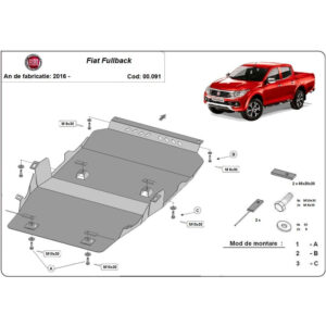 Steel Skid Plate Fiat Fullback 2016-2024