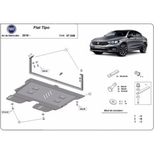 Steel Skid Plate Fiat Tipo 2016-2024