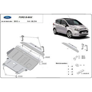Steel Skid Plate Ford B-Max 2012-2017