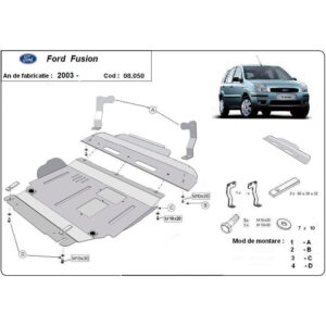 Steel Skid Plate Ford Fusion 2003-2012