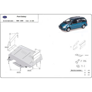 Steel Skid Plate Ford Galaxy 1 1995-2006