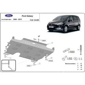 Steel Skid Plate Ford Galaxy 2 2007-2015