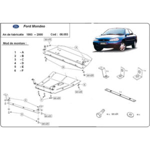 Steel Skid Plate Ford Mondeo 1 1992-2000