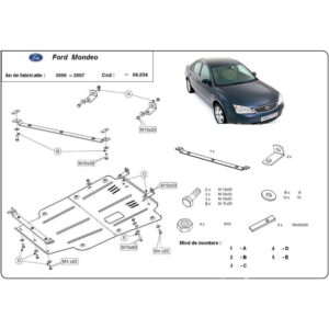 Steel Skid Plate Ford Mondeo 2 2000-2006