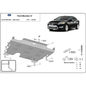 Steel Skid Plate Ford Mondeo 3 2006-2012