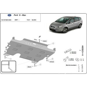Steel Skid Plate Ford S-Max 2006-2015