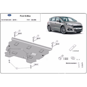 Steel Skid Plate Ford S-Max 2015-2023