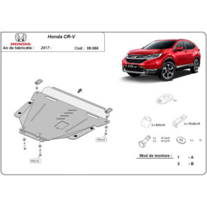 Steel Skid Plate Honda CR-V 2017-2022