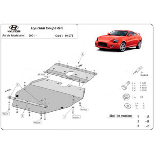 Steel Skid Plate Hyundai Coupé Gk 2001-2010
