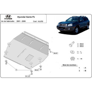 Steel Skid Plate Hyundai Santa Fe 2001-2006