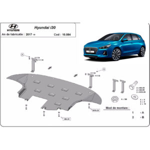 Steel Skid Plate Hyundai i30 2017-2023