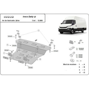 Steel Skid Plate Iveco Daily 6 2014-2020