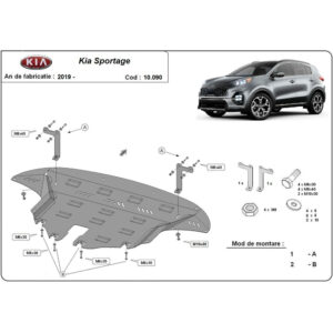 Steel Skid Plate Kia Sportage 2015-2022
