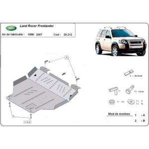 Steel Skid Plate Land Rover Freelander 1 1998-2007